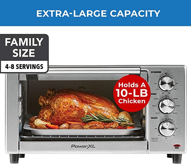 air fryer toaster oven with large capacity